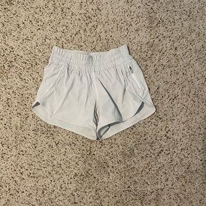 White Lululemon tracker shorts - size 4